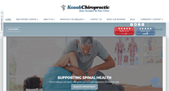Desktop Screenshot of kosakchiropractic.com